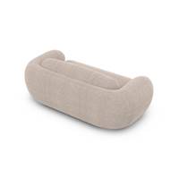 Bulane canapé 2 places en tissu texturé beige