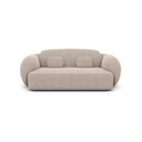 Bulane canapé 2 places en tissu texturé beige