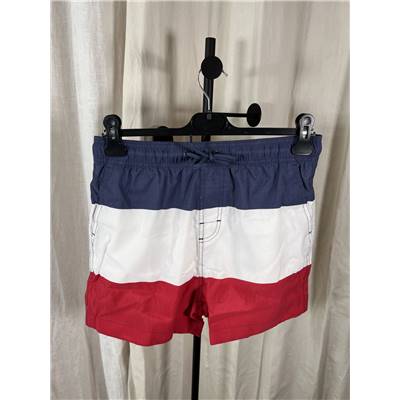 Short de bain bleu blanc rouge - S