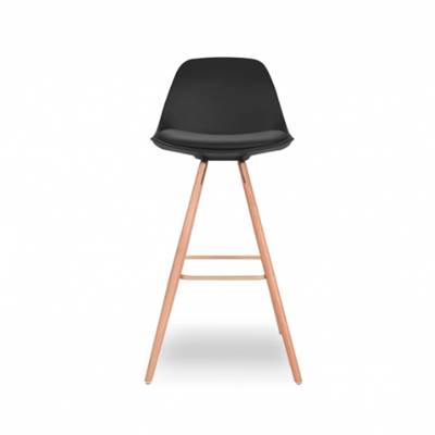 Andrea tabouret de bar scandinave noir H75