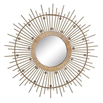 Ange petit miroir bambou naturel