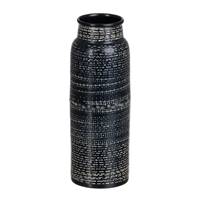 André vase noir aluminium 25.5