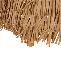 Lampe de table en fibres naturelles à franges