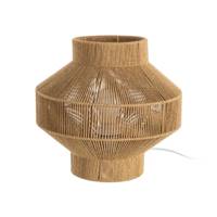 Razzo lampe de table en corde de papier naturel style lampion H28,5cm