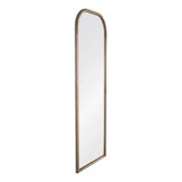 Kati grand miroir en bois naturel 2 bords arrondis H160cm