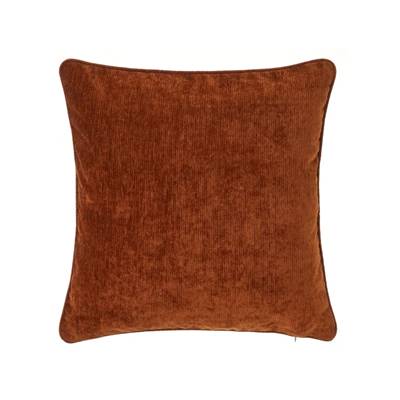Velveteen coussin Velours Brun 45x45