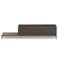 Lottacar meuble TV marron shiitaké