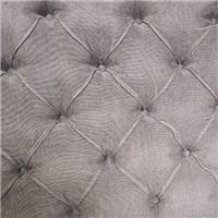 Skye tête de lit tissu gris étain pour lit de180cm