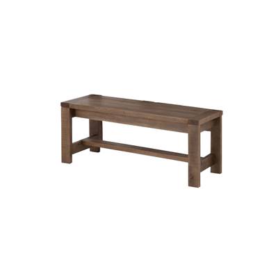 Bala banc en bois foncé