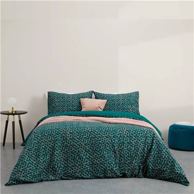 Annie housse de couette verte 240x220