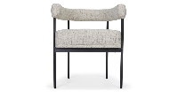 Borry chaise avec accoudoirs tweed beige