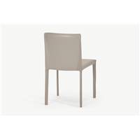 Calcott chaise gris mastic