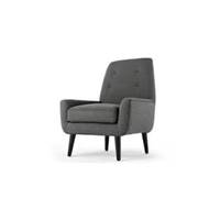 Imogen fauteuil double tons gris