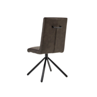 Circus chaise en tissu polyester gris anthracite avec poignée