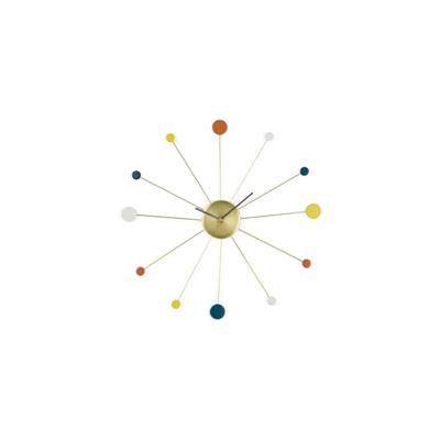 Sputnik horloge murale multicolore ø50