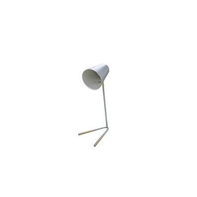 Pixie lampe de table gris doux et et laiton