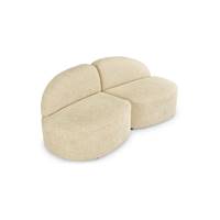 Body canapé 2 places modulable tweed sable