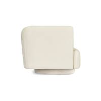Ewing canapé 3 places en tissu tweed blanc cassé