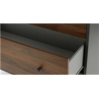 Larsen commode noyer et gris