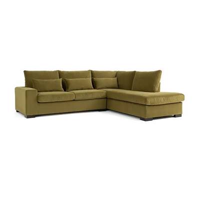 Alova canapé convertible angle droit vert