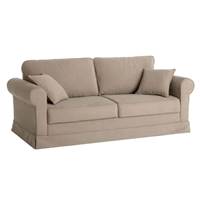 Takayu canapé convertible marron taupe