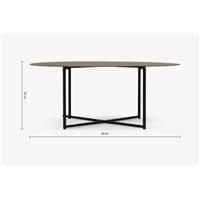 Morland table basse ronde bronze oxydé