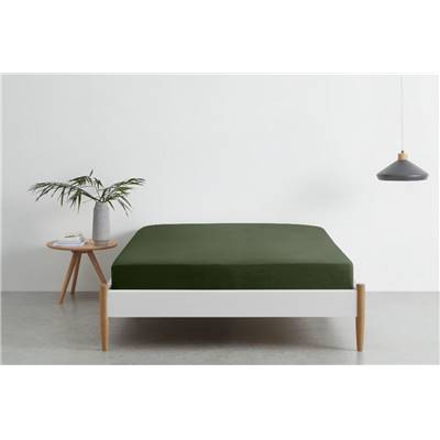 Brisa drap-housse vert mousse 140x200