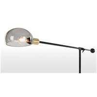 Tangle lampadaire noir mat laiton antique fumé