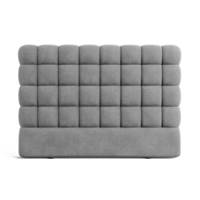 Rediame tête de lit 200cm en velours gris foncé