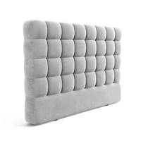 Rediame tête de lit 200cm en velours gris clair
