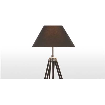 Navy lampadaire tripode trépied noir