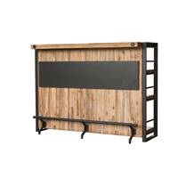Kiko bar acacia et mtal L140cm
