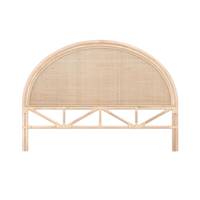 Singa tête de lit 140cm en rotin naturel clair