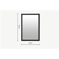 Keily miroir rectangulaire noir 90x60