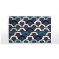 Loop tapis gris menthe 160x230