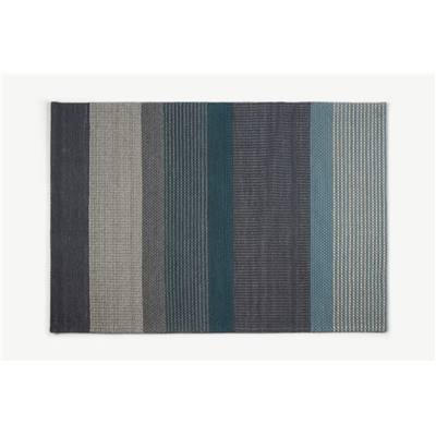 Sanlow grand tapis bleu canard