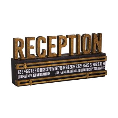 Panneau réception avec dateur