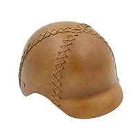 Bombe de cavalier cuir couleur cognac