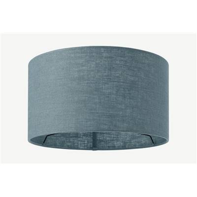 Porto abat-jour bleu canard 30x16
