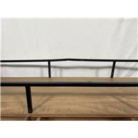 Kilby grand meuble TV bois de manguier clair et verre