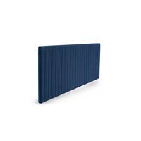 Origamy tête de lit 180cm+ bois d'eucalyptus bleu nuit