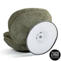 Topi fauteuil pivotant tissu texturé kaki