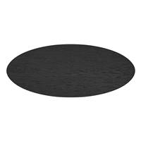 Eliza table ovale en bois de teck recyclé noir 8pers