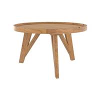 Glenda table basse en teck recyclé D70 cm