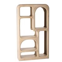 Uyuni bibliothèque organique en bois de manguier blanc