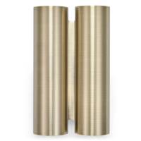 Rosalie applique murale style jumelle aluminium laitonné