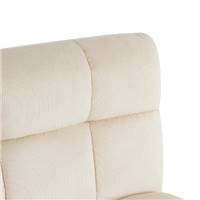 Martina module d'angle pour canapé en tissu côtelé beige pampa