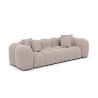 Cotton canapé 3 places en tissu texturé beige