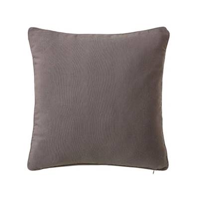 Antelina coussin en toile gris 45x45