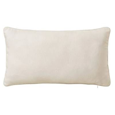 Antelina coussin en toile teint blanc 50x30